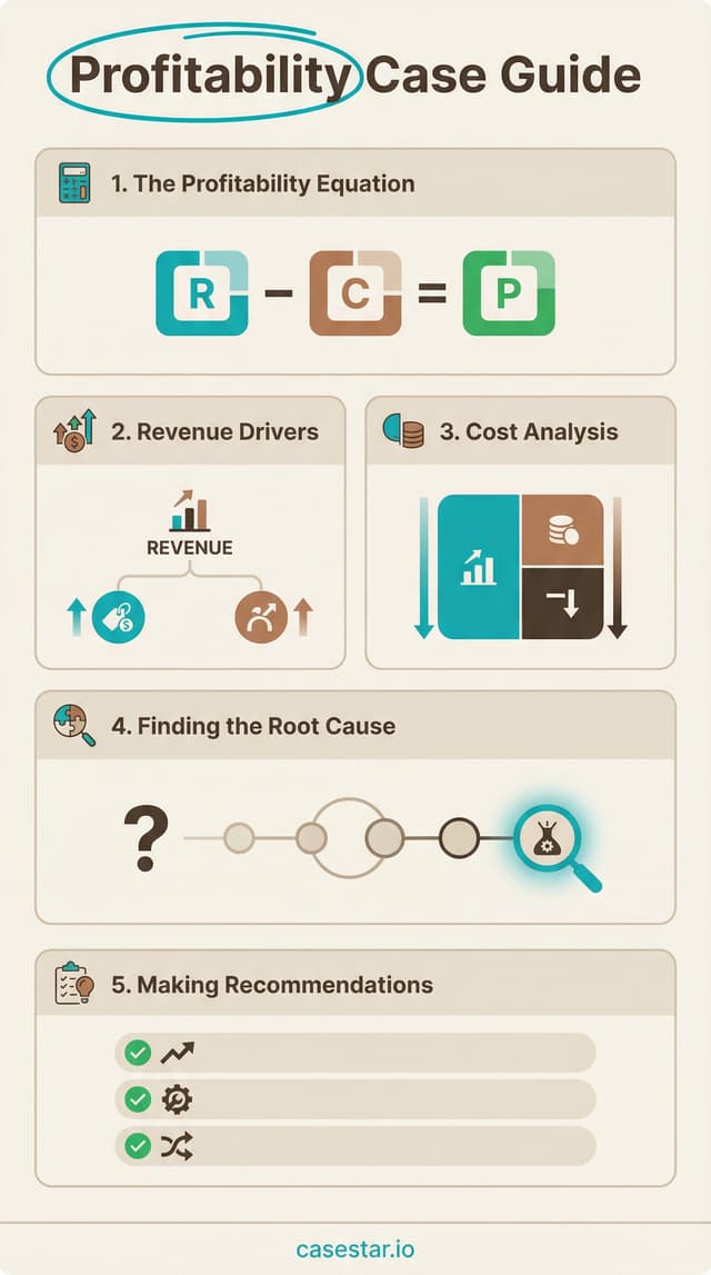 Profiability Tree Profitability Cases: The Revenue-Cost Tree That Wins | CaseStar | Casestar