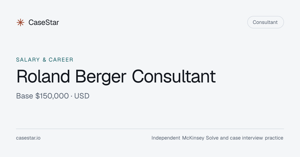 Roland Berger Consultant Salary 2026: Comp & Career Ladder